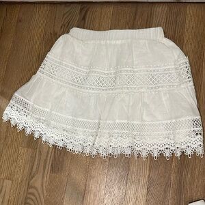White skirt from Ruby and Jenna